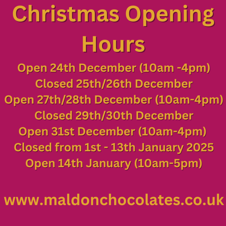 Christmas & New Year Opening Hours